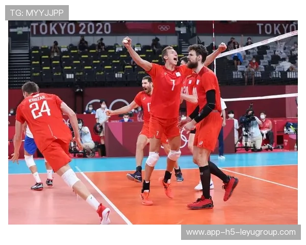 俄罗斯男排三号位快球精准落地